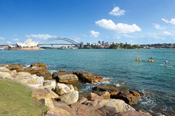 Sydney Harbour skyline Sydney New South Wales Australia