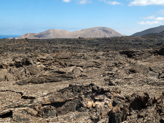 Timanfaya National Park in Lanzarote, Canary Islands, Spain