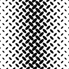 Black and white diagonal ellipse pattern