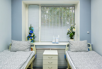 Hospital room interior