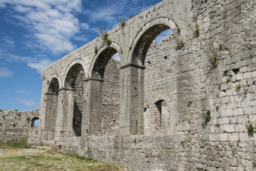 Fototapeta na wymiar Rozafa Castle in Shkoder, Albania
