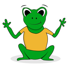 Frogling green character