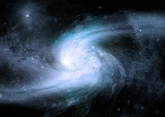 Obraz premium Stars, dust and gas nebula in a far galaxy