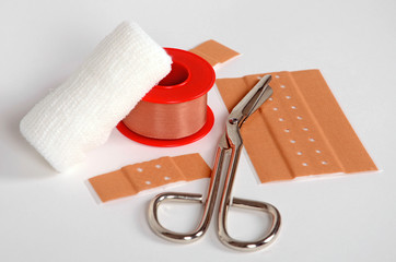 Verbandszeug, Pflaster, Verletzung