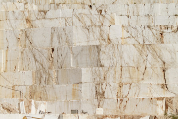 White marble quarry