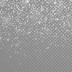 Vector gold glitter particles background effect