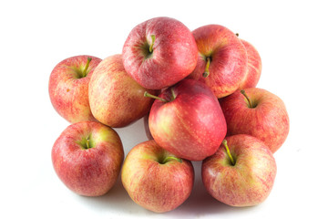 Fototapeta na wymiar Gruppo di mele rosse