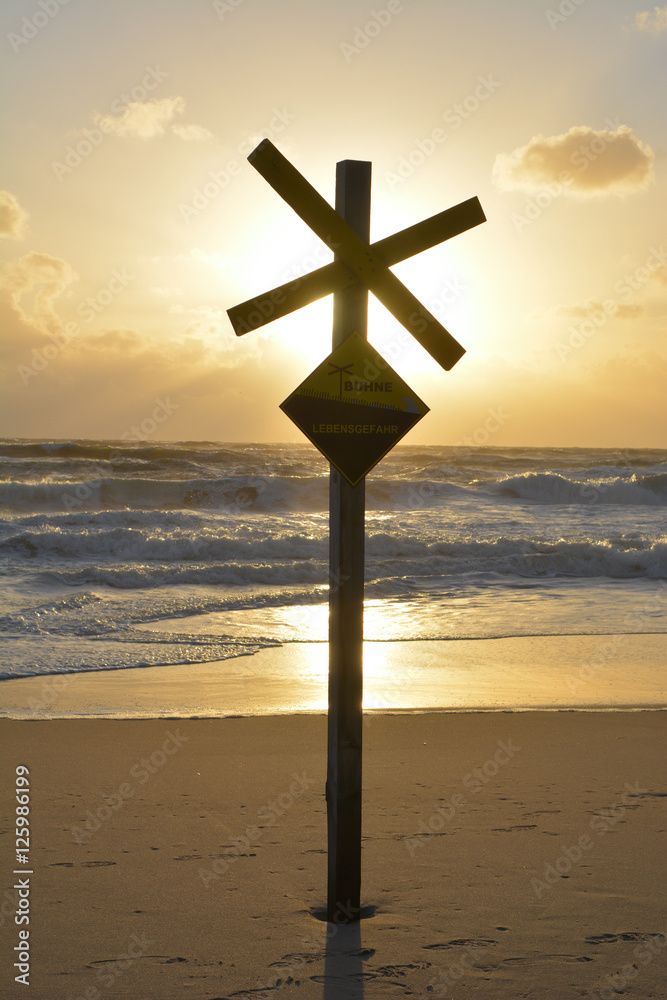 Wall mural Strand auf Sylt