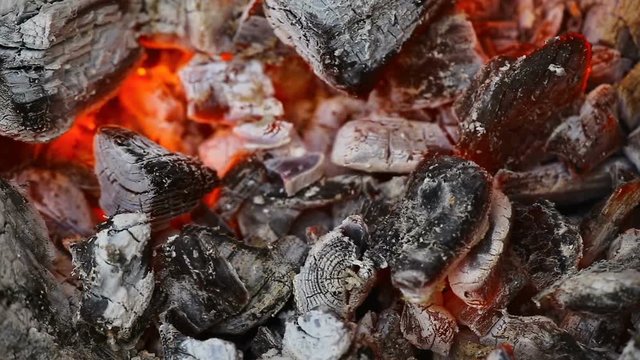 hot coals and flames texture 