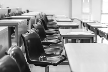 Thai lecture chairs and tables