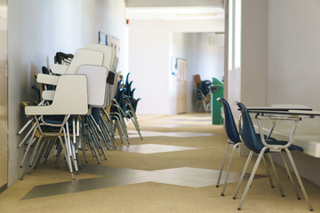 Thai lecture chairs and tables
