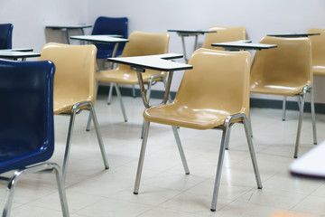 Thai lecture chairs and tables