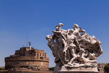 Castel Sant'Angelo in Rome Italy