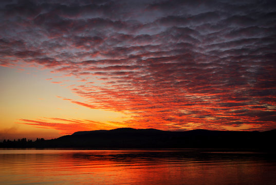 Sunset at Lake Balaton, Hungary