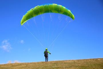 paragliding on garda lake