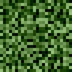 Dark green square mosaic background design