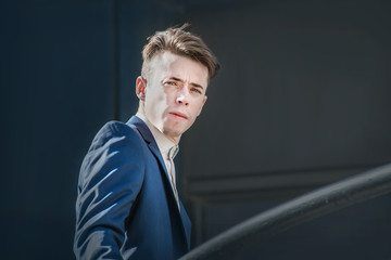 Challenge business man