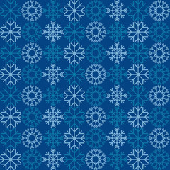 pattern snowflakes background vector