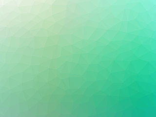 Green teal abstract gradient polygon shaped background