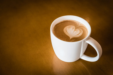 coffee cup in coffee shop