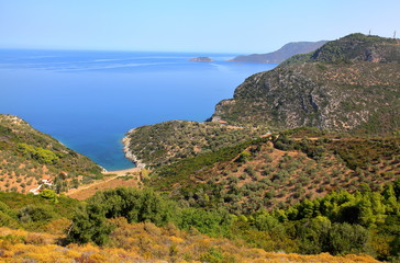 Fototapeta na wymiar Aegean Coast,Alonissos,Greece