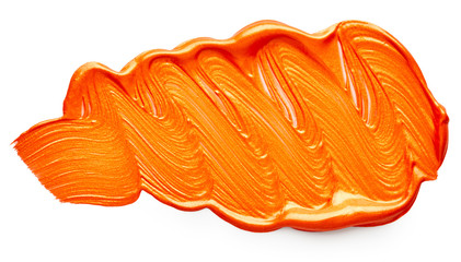 Orange metallic paint