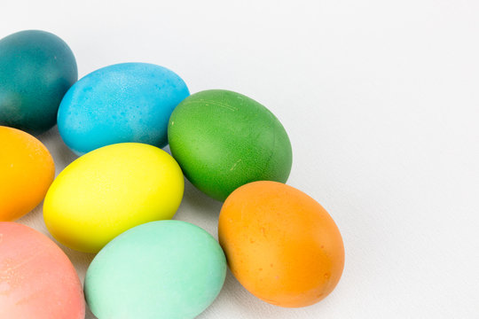 Multicolour Easter eggs