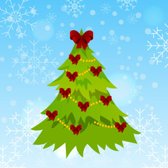 decorated christmas tree