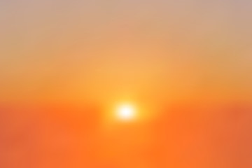 Sunset or sunrise illustration