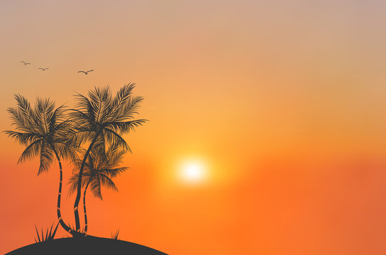 Sun Blurred Illustration