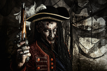 Obraz premium odważny martwy pirat