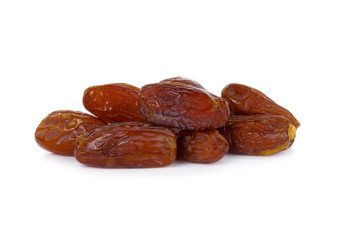 date palm,date fruit on white background
