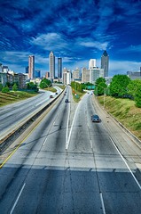 atlanta georgia city downtown skyline view