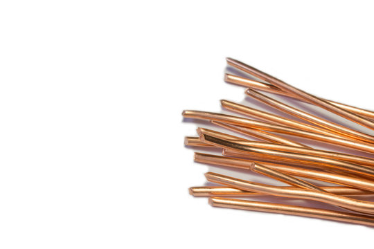 cooper wire isolated