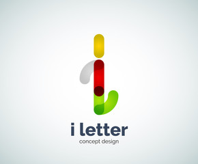 Letter i logo