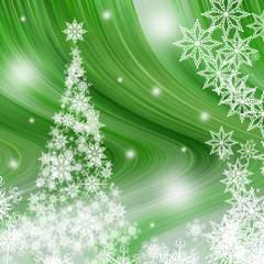 christmas tree,snowflakes
