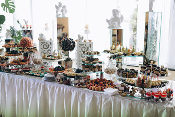 Wedding buffet table