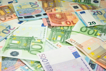 Obraz na płótnie Canvas Viele Euro Geldscheine