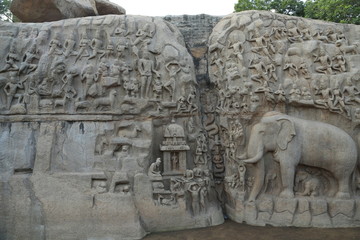 Descent of ganges, Arjuna, Mahabalipuram, India