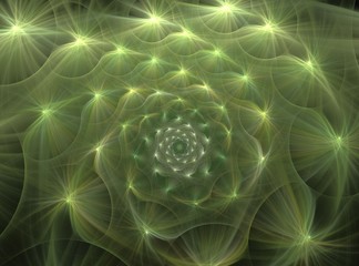 abstract fluffy fractal computer generated image