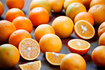 Bunch Of Oranges From The Garden