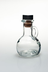 small bottle with a stopper for oils