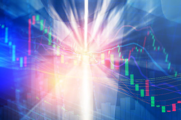 blur image backgroun d of warehouse