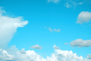 Blur soft sky cloud in pastel vitage color style for background