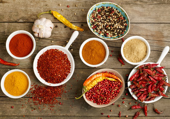 Obraz na płótnie Canvas Hot spices
