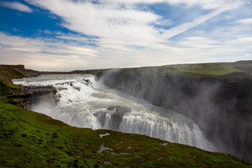 Gullfoss waterfall in Iceland