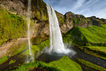 Seljalandsfoss one of the most famous Icelandic waterfall