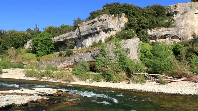 Dans les gorges du Gardon