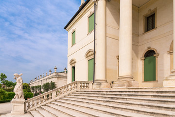 Fototapeta na wymiar Staircase of a Palladian villa.