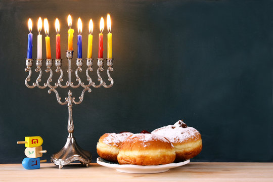 Image of jewish holiday Hanukkah